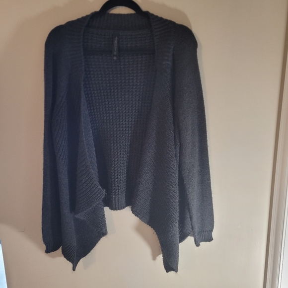 Aeropostale Ribbed Draped Cardigan sweater - Picture 7 of 8